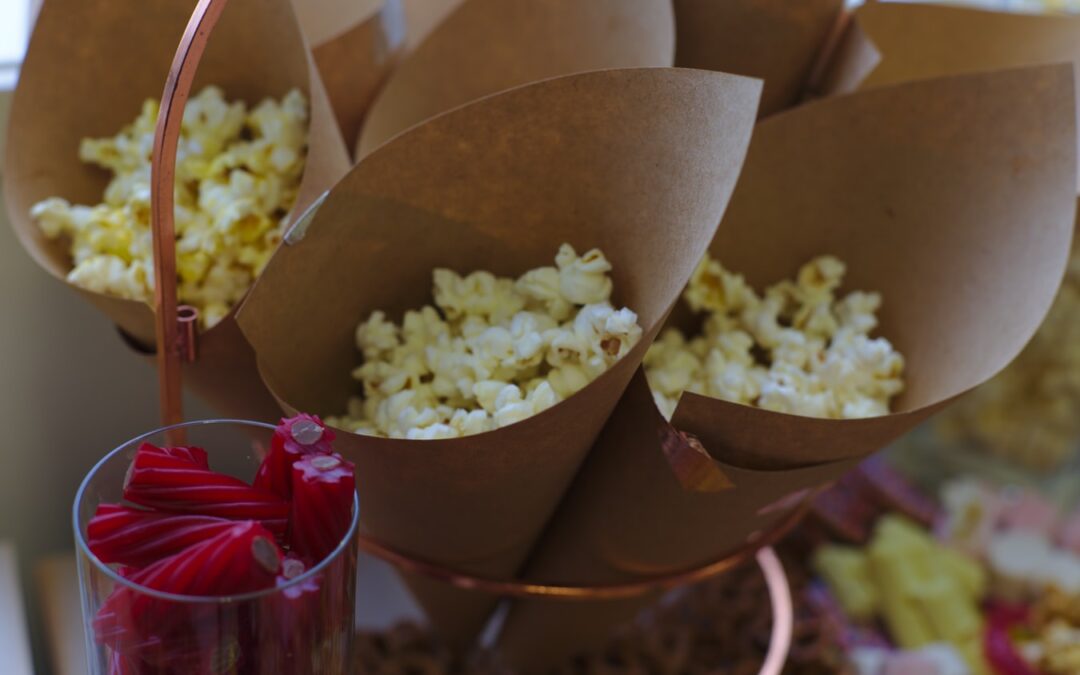 Popcorn på bröllopsfesten
